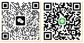 WeChat and Line QR Codes